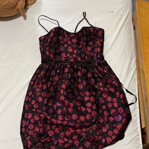 Flowers pattern dress